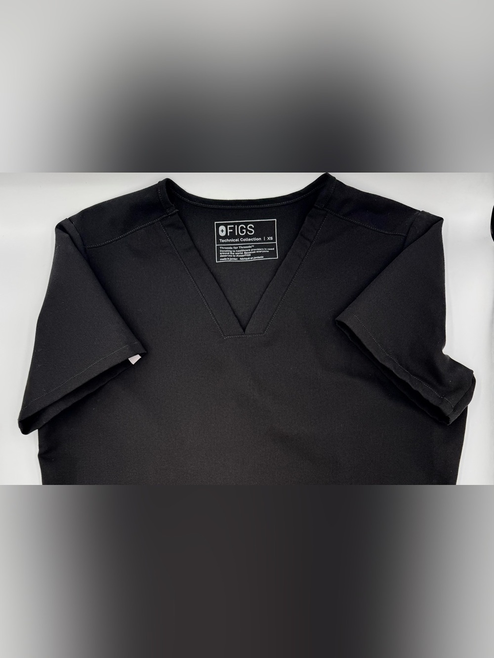 FIGS Black Casma Scrub Top™